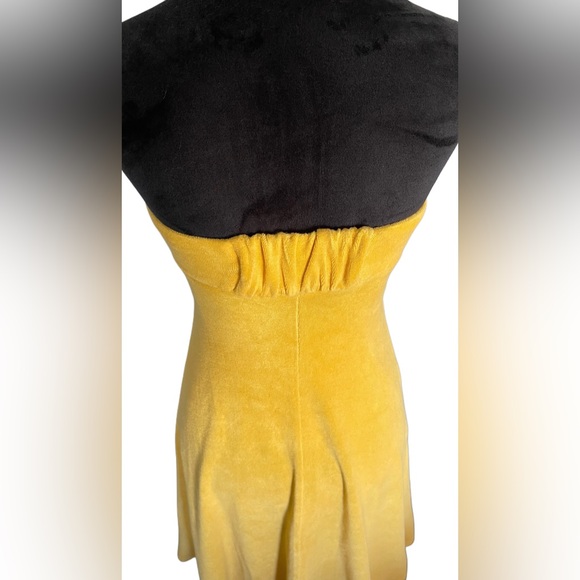 ❌SOLD❌Zimmermann Jeannie Terry Strapless Mustard Cotton-Blend Midi Dress Size XS - Picture 11 of 16